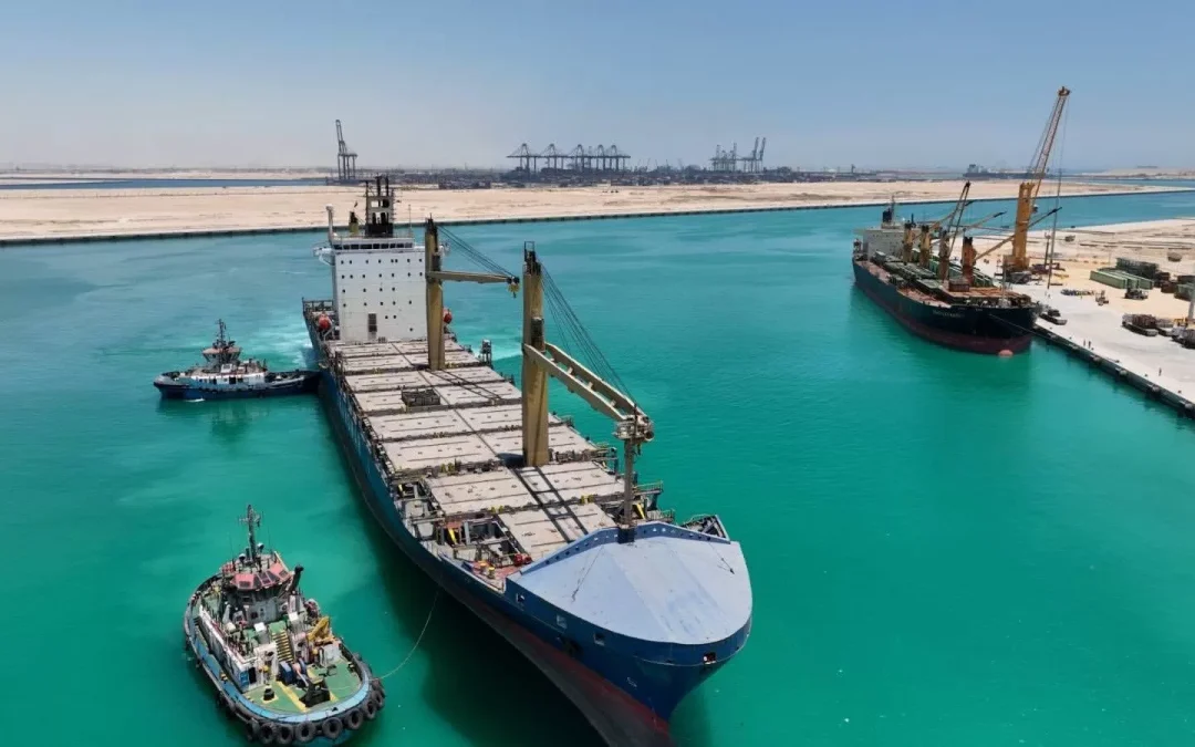 Égypte : le terminal Trans Cargo du port de Sokhna accueille ses premiers navires commerciaux