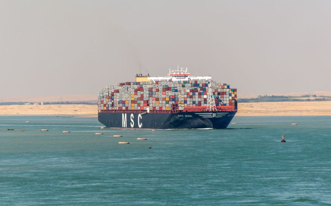 Transport maritime : MSC reprend partiellement les transits par le canal de Suez