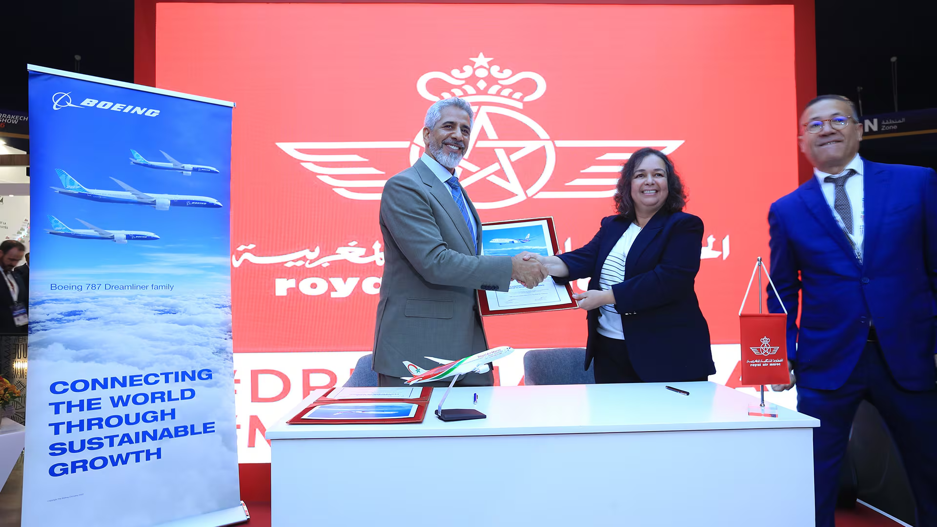Maroc : Royal Air Maroc va rénover les cabines de sept Boeing 787-8